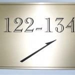 Tablica informacyjna z laminatu grawerskiego
